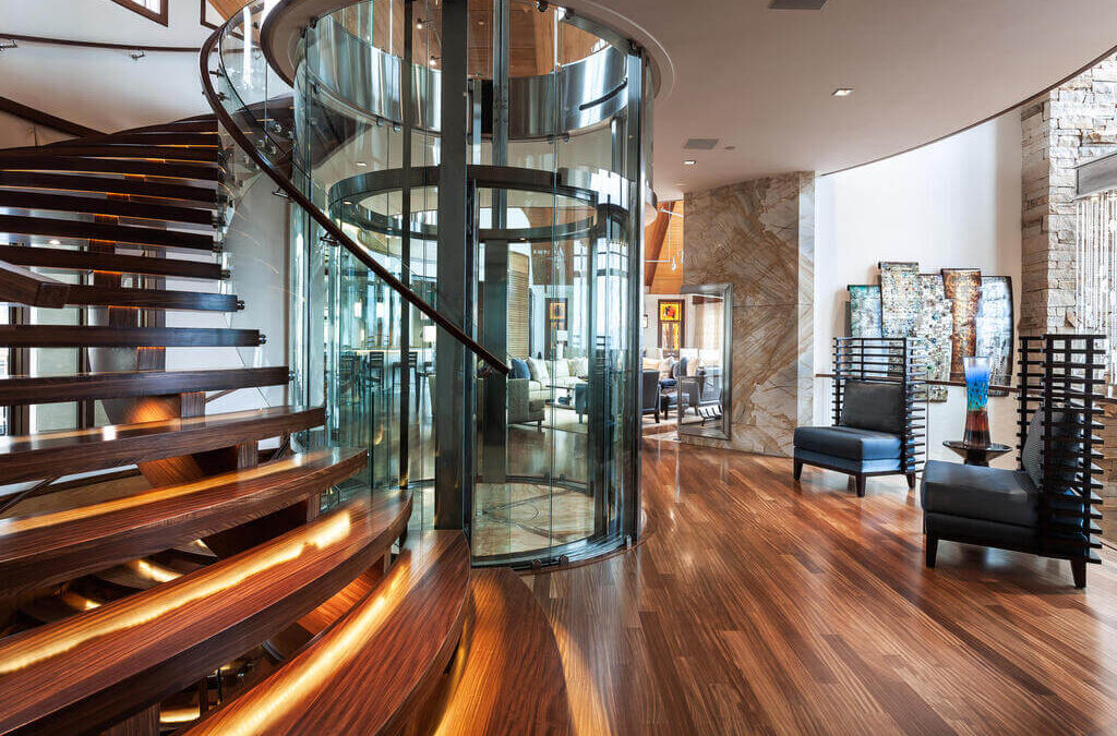 Modern and luxury home elevators